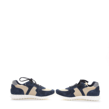 Valentino Garavani Nylon Suede Mens Soul AM Low Top Sneakers 40 Navy 6 of 11