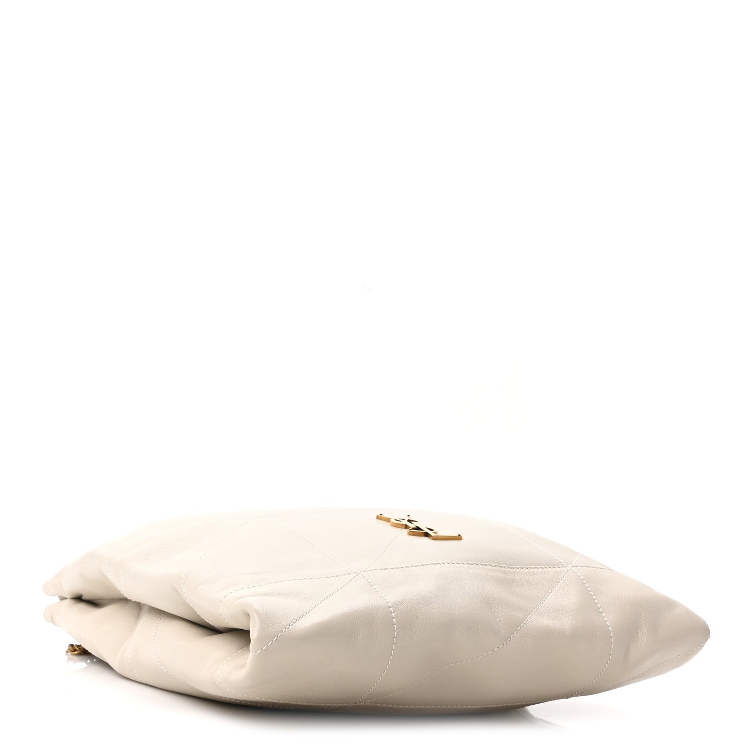 Saint Laurent Lambskin Matelasse Monogram Medium Jamie 4.3 Pochon Crema Soft 4 of 11