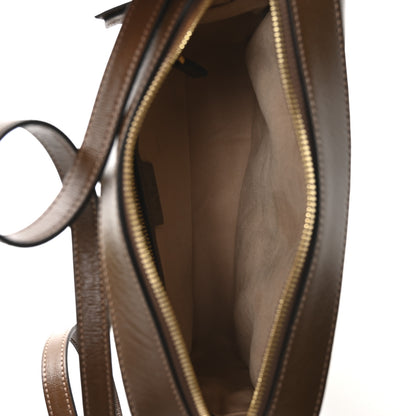 Gucci GG Supreme Monogram Small Horsebit 1955 Shoulder Bag Beige Brown Sugar 5 of 11