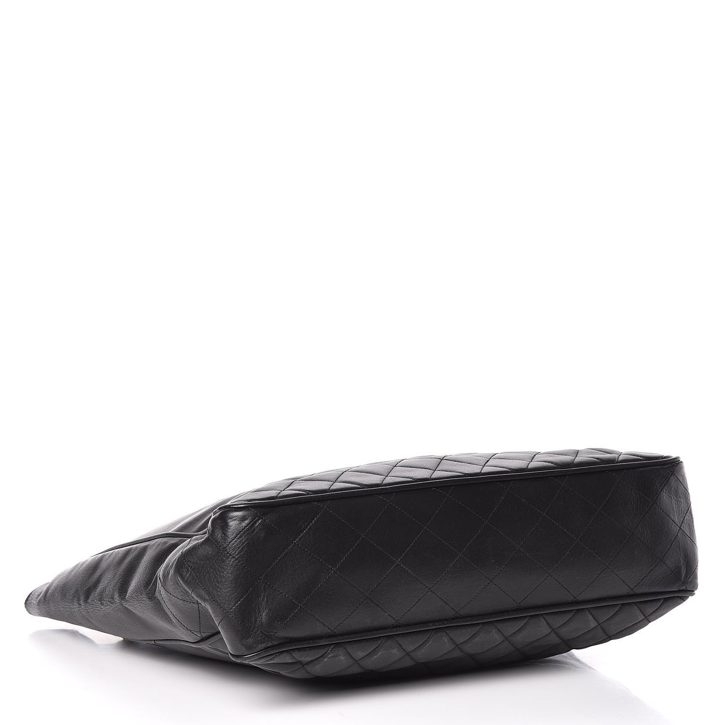 Lambskin Shopping Tote Black