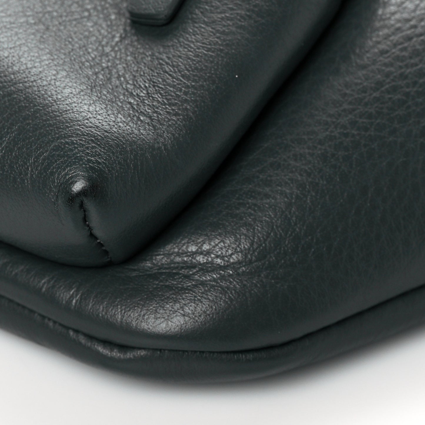 Smooth Calfskin Logo Large Everyday Beltpack Dark Grey White