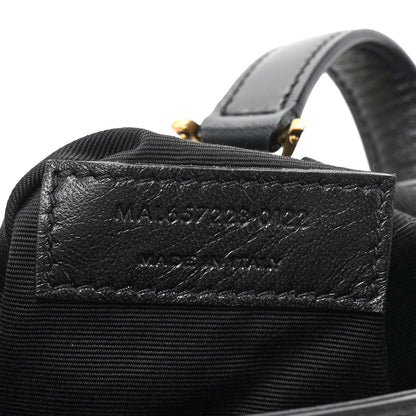 Saint Laurent Smooth Calfskin Le 5 A 7 Hobo Black 7 of 9