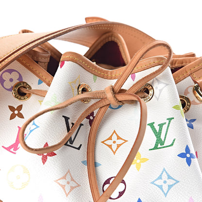 Louis Vuitton Monogram Multicolor Petit Noe White 7 of 10