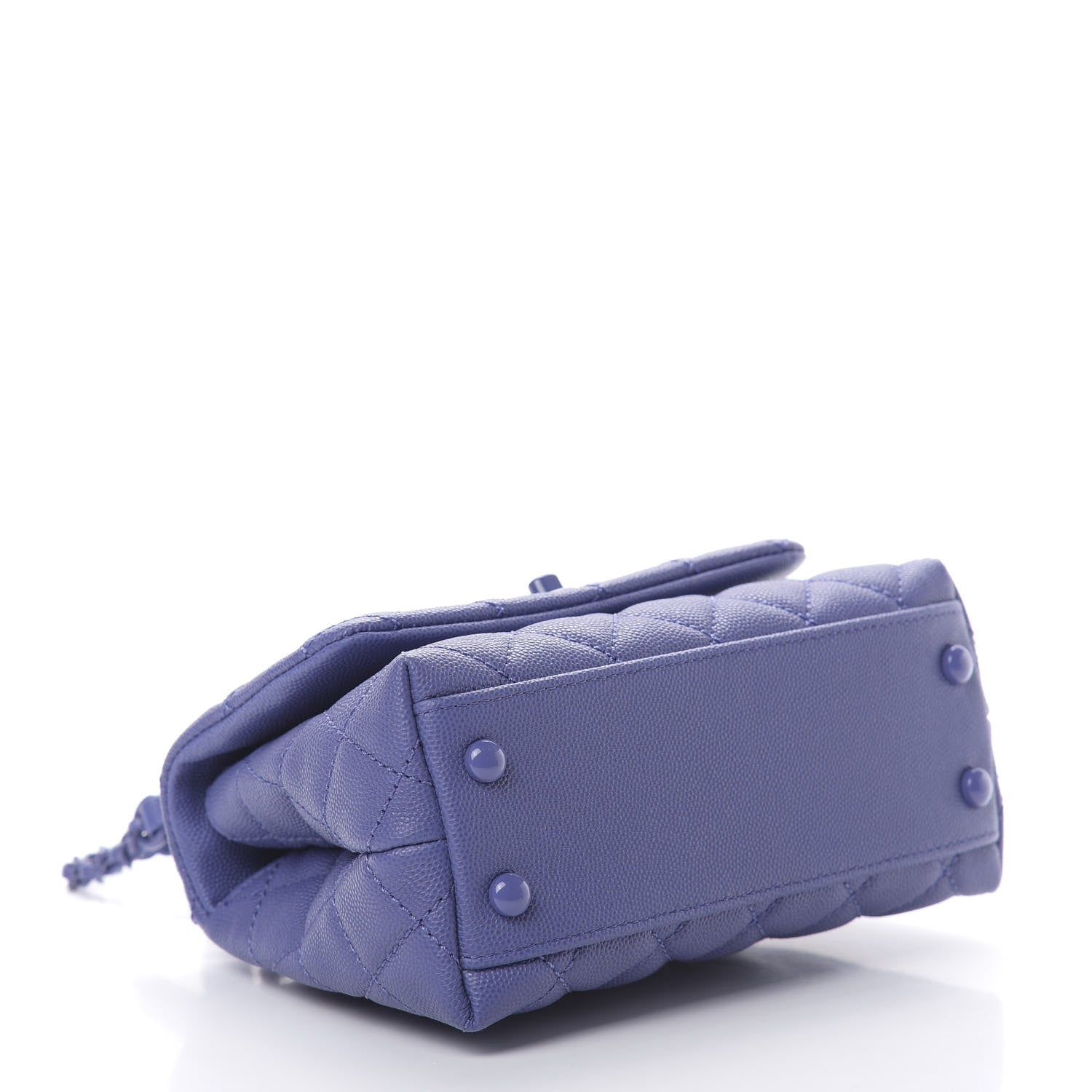 Chanel Caviar Quilted Incognito Extra Mini Coco Handle Flap Blue 4 of 11