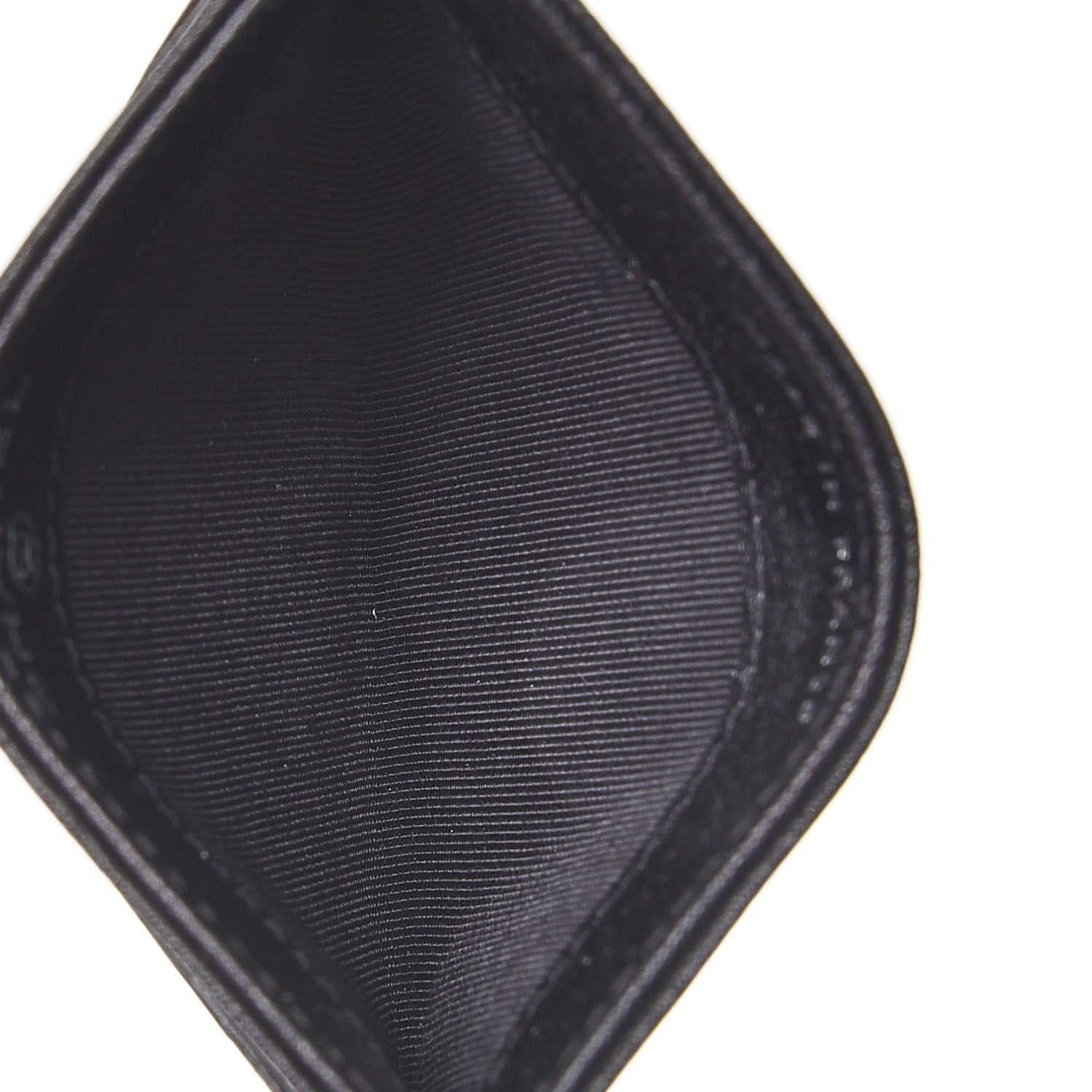 Chanel Glazed Calfskin Quilted Card Holder Black 5 of 8