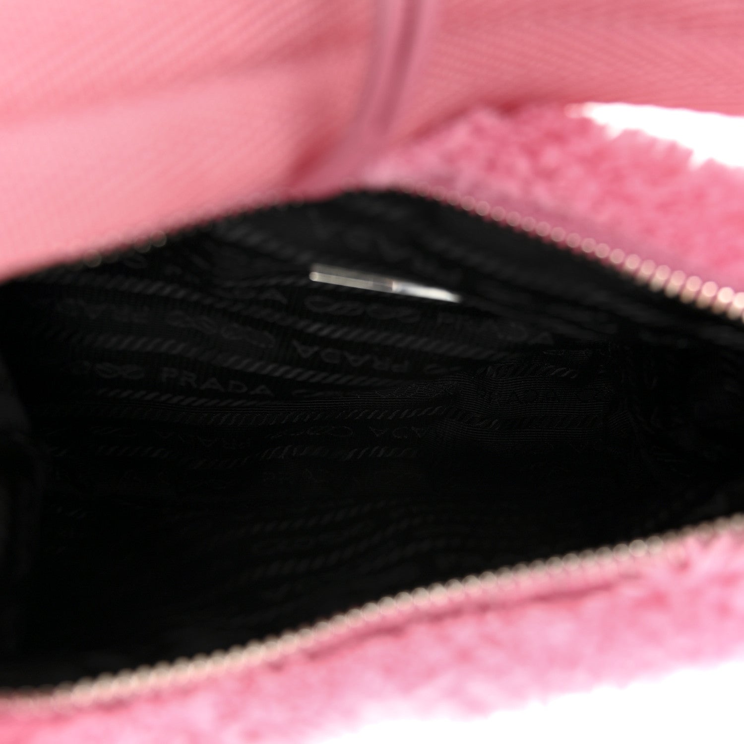 Prada Terry Cloth Mini Re-Edition 2000 Bag Petalo Black 5 of 10
