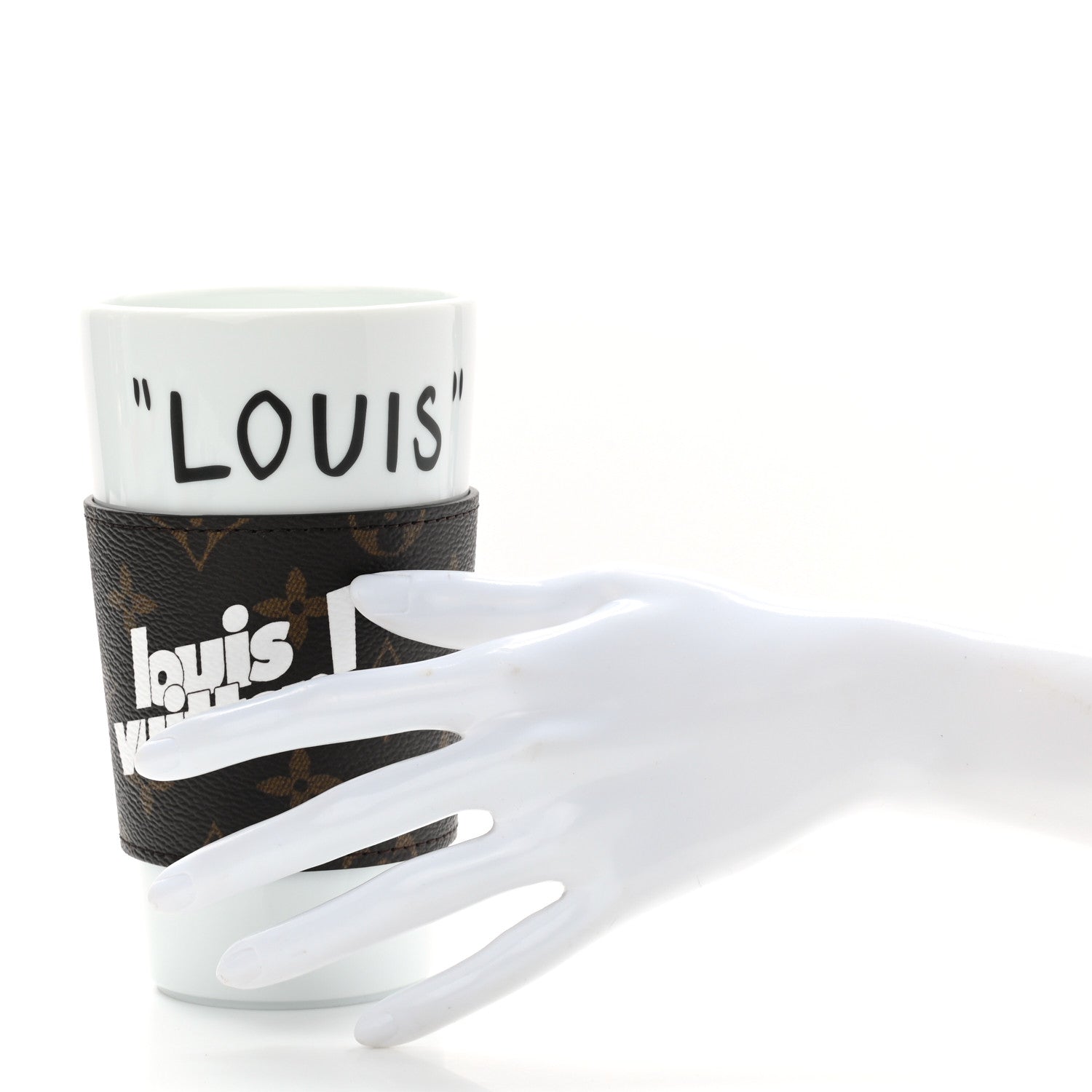 Louis Vuitton Monogram Calfskin Everyday LV Louis Cup 2 of 8