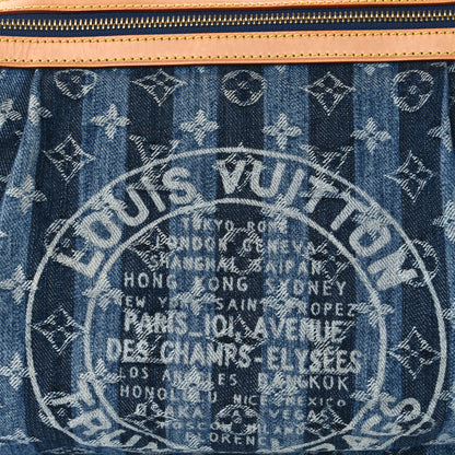 Louis Vuitton Denim Raye Cabas GM 8 of 14