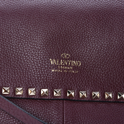 Valentino Garavani Grained Calfskin Large Rockstud Reversible Tote Light Cuir Rubin 12 of 16