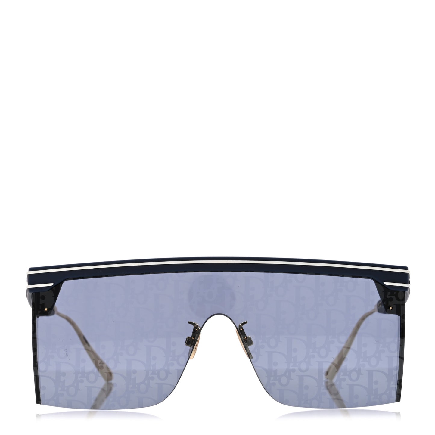 Oblique Diorclub M1U Mask Sunglasses Blue