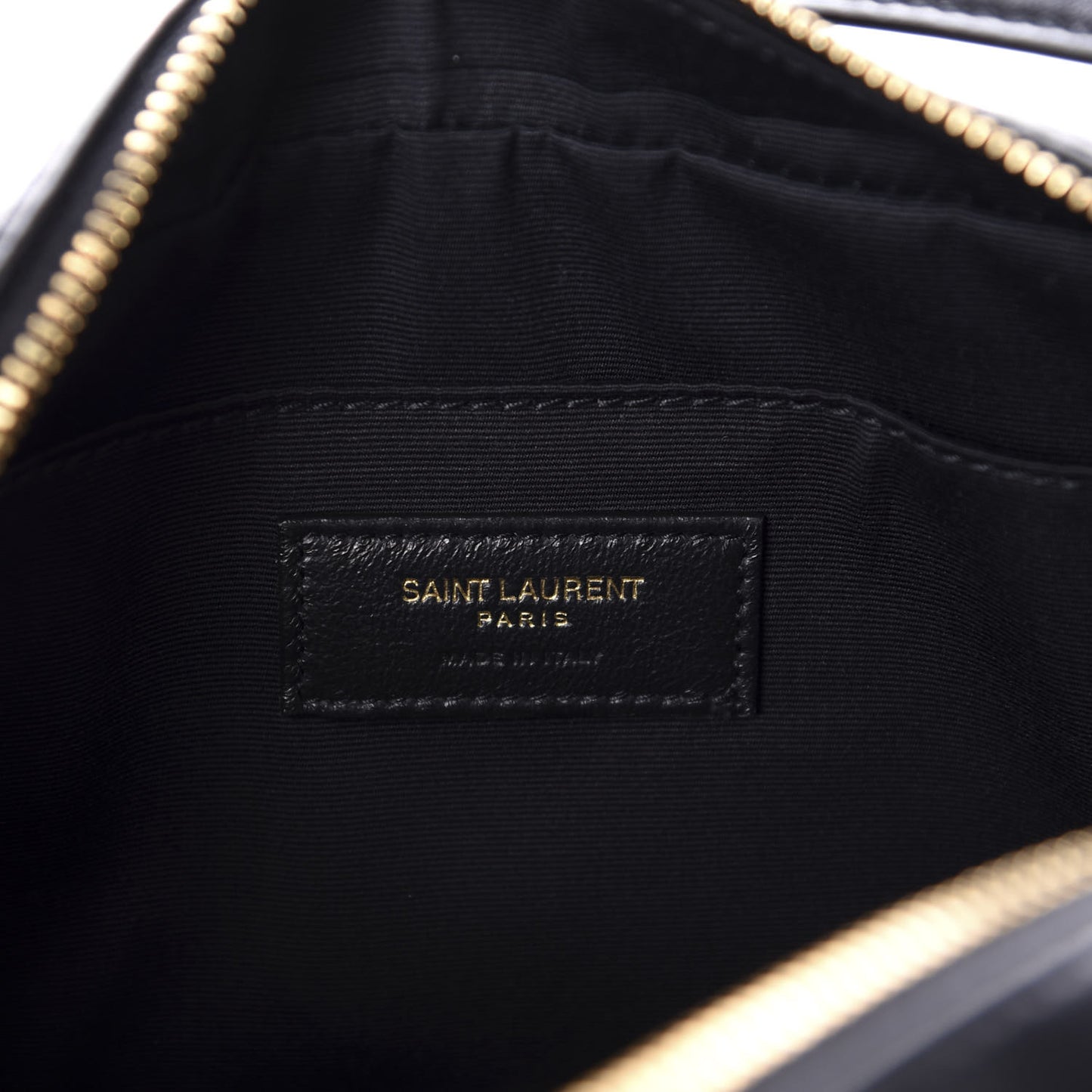 Calfskin Matelasse Monogram Lou Camera Bag Black