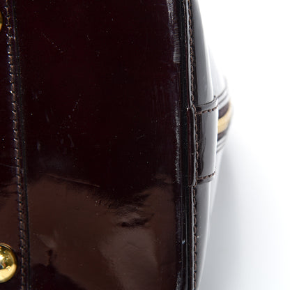 Louis Vuitton Vernis Alma GM Amarante 13 of 23