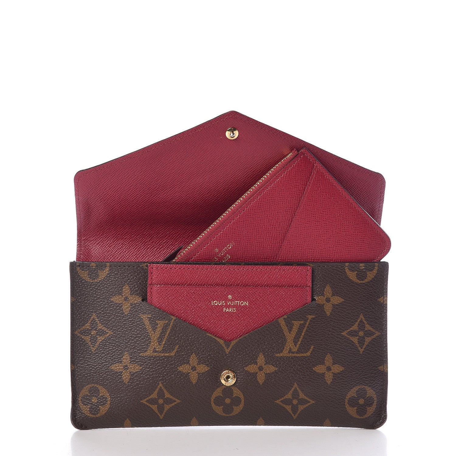 Louis Vuitton Monogram Jeanne Wallet Fuchsia 7 of 13
