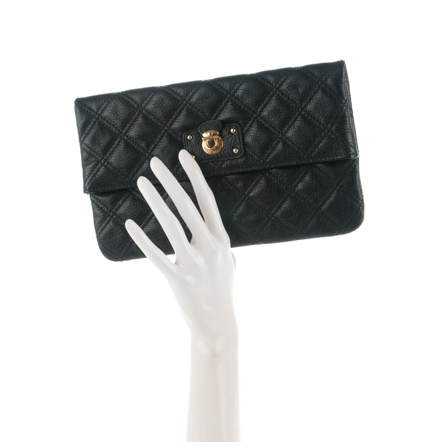 Marc Jacobs Quilted Eugenie Clutch Black 2 of 7