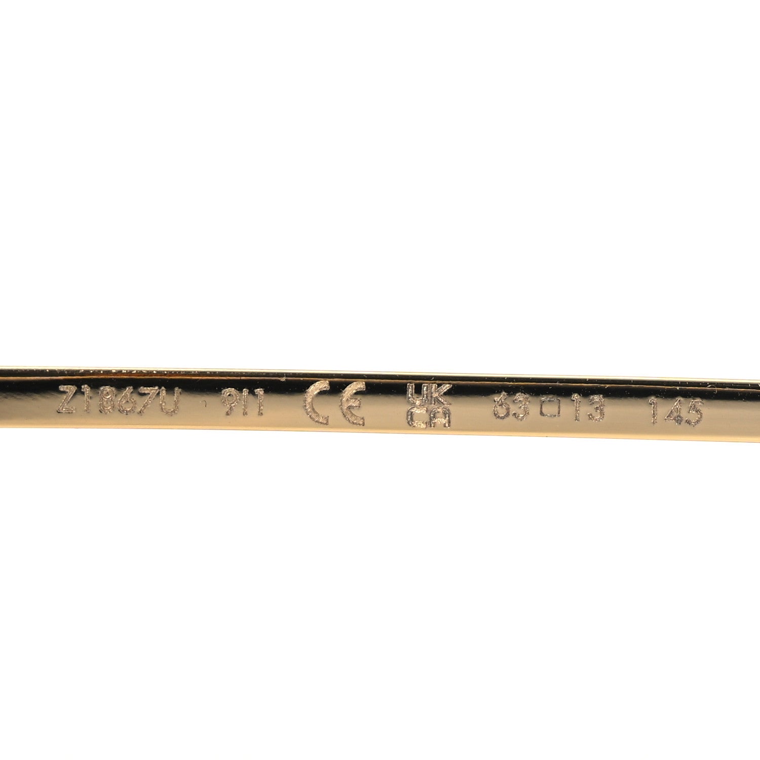 Louis Vuitton Metal LV Star Cat Eye Sunglasses Z1867U Gold 6 of 6