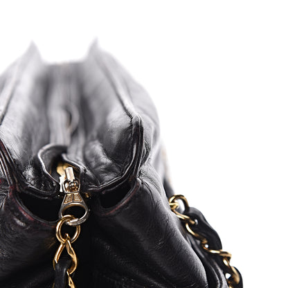 Chanel Lambskin Quilted Shoulder Bag Black 16 of 21
