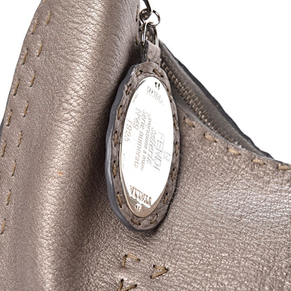 Fendi Cuoio Romano Selleria Hobo Peltro 9 of 13