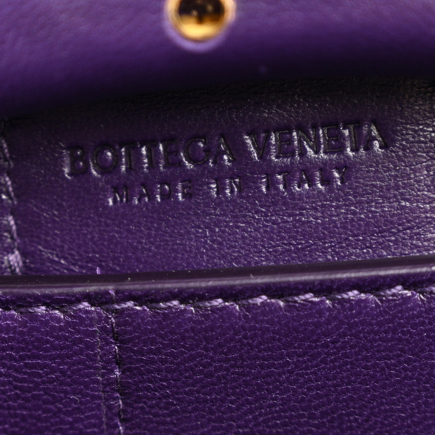 Nappa Intrecciato Small Padded The Handle Tote Purple