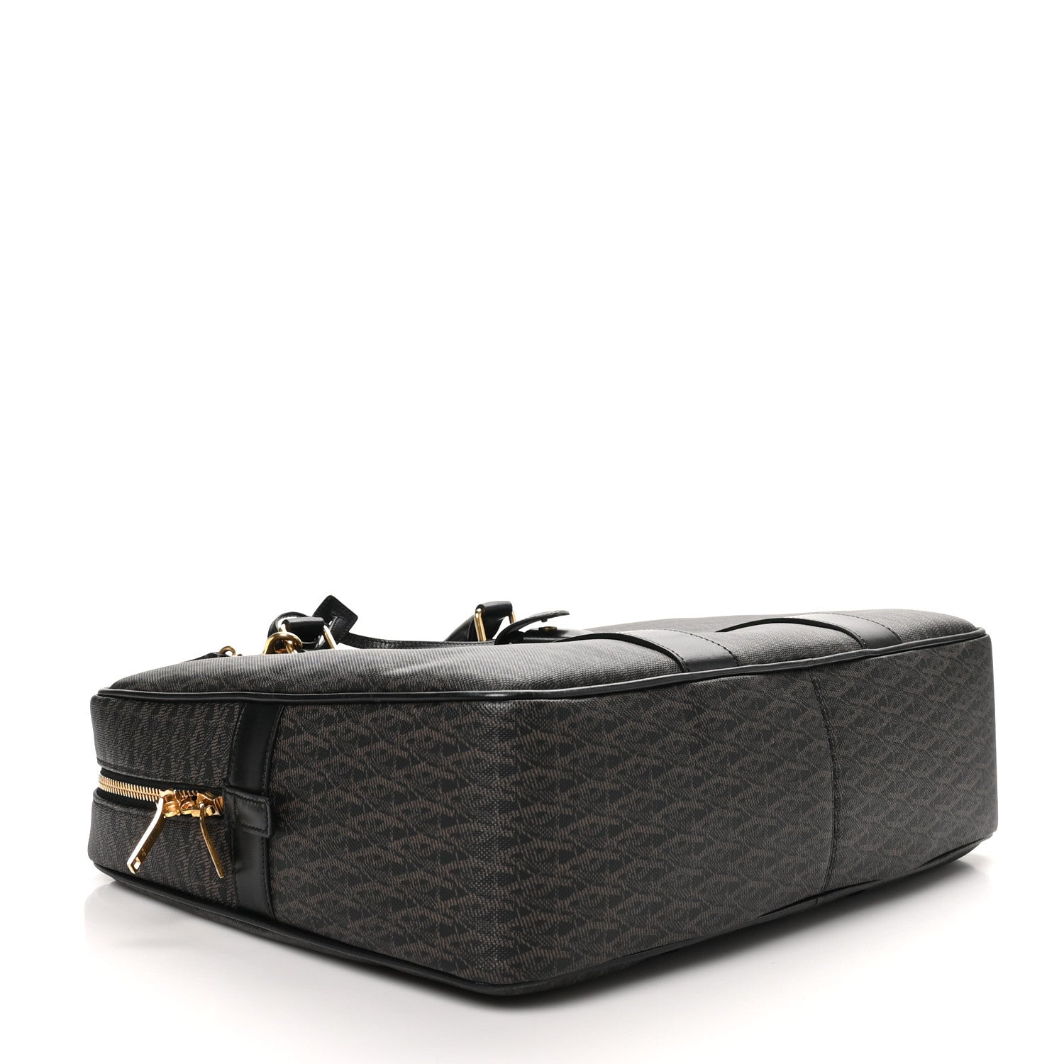 Saint Laurent Toile Classic Monogram Rodeo Briefcase Black 4 of 14
