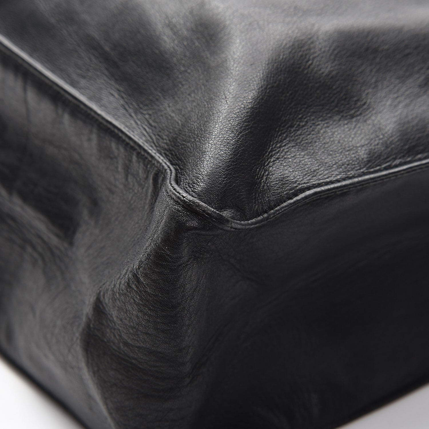 Chanel Lambskin CC Tote Black 10 of 12