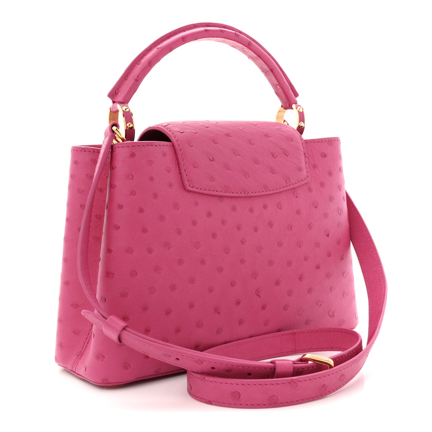 Ostrich Capucines BB Fuchsia