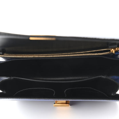 Celine Lizard Medium Classic Box Flap Bag Indigo 5 of 10