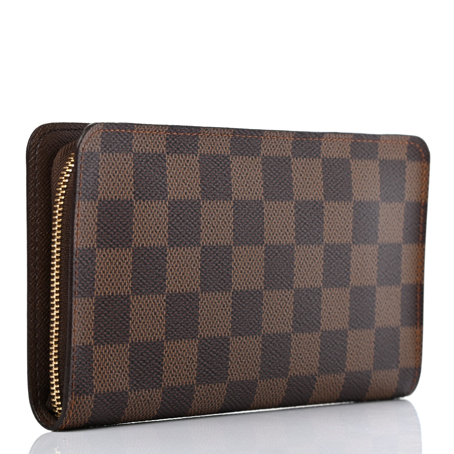 Louis Vuitton Damier Ebene Porte-Monnaie Zippy Wallet 3 of 8