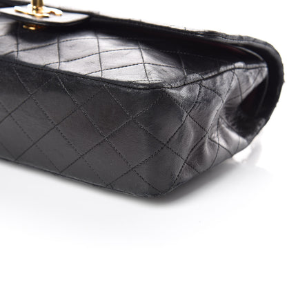 Chanel Lambskin Quilted Medium Double Flap Black 6 of 19