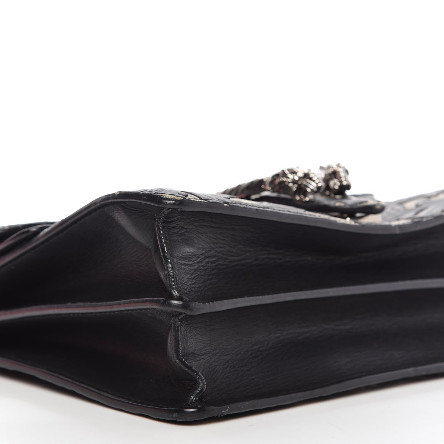 Gucci GG Supreme Monogram Arabesque Medium Dionysus Shoulder Bag Black 6 of 15