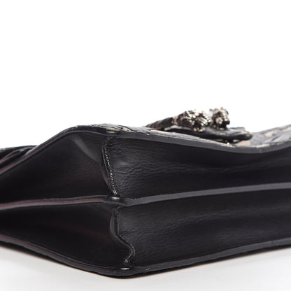 Gucci GG Supreme Monogram Arabesque Medium Dionysus Shoulder Bag Black 6 of 15