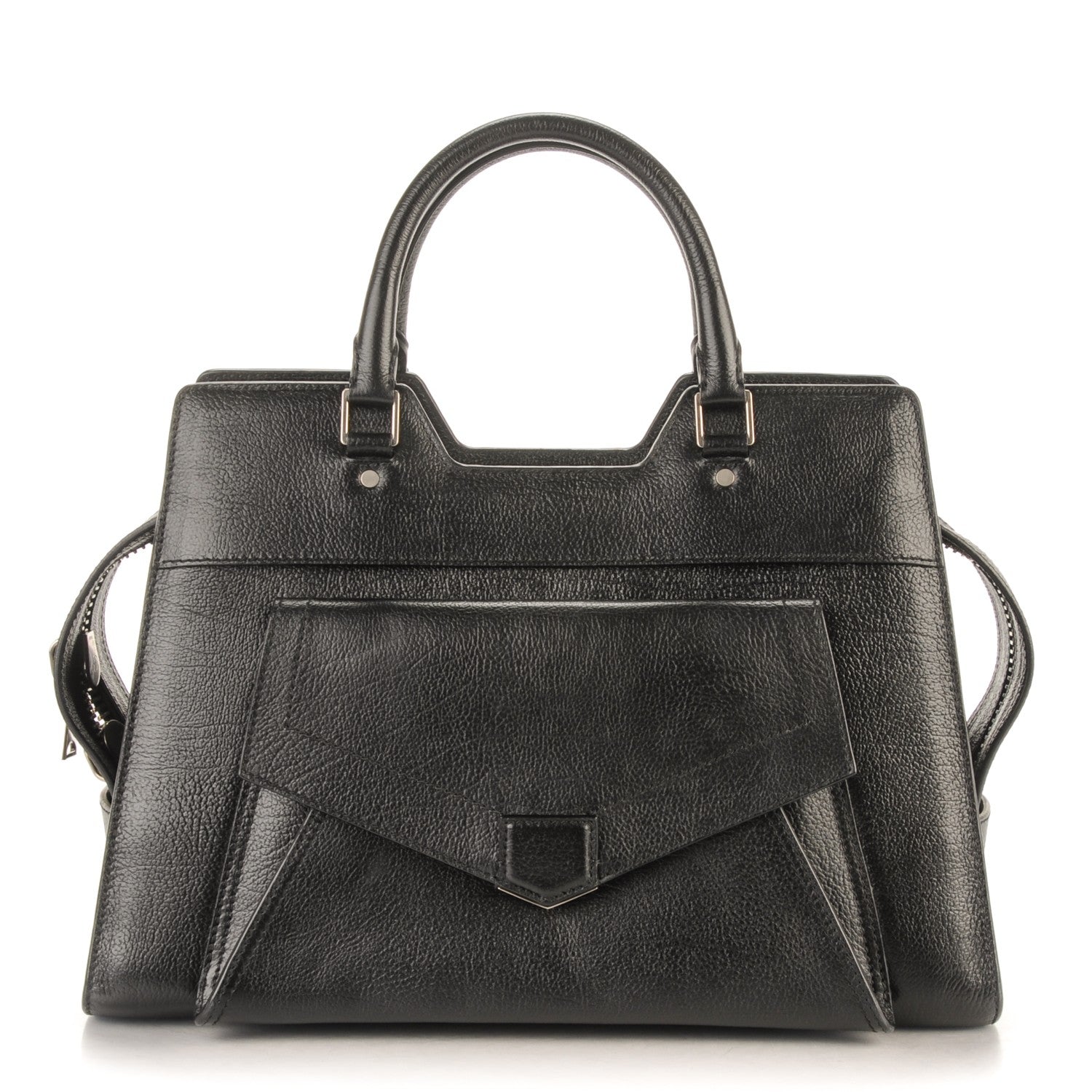 Proenza Schouler Vacchetta Calfskin Small PS13 Satchel Black 1 of 6