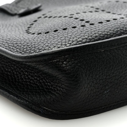 Hermes Taurillon Clemence Evelyne TPM Black 8 of 9