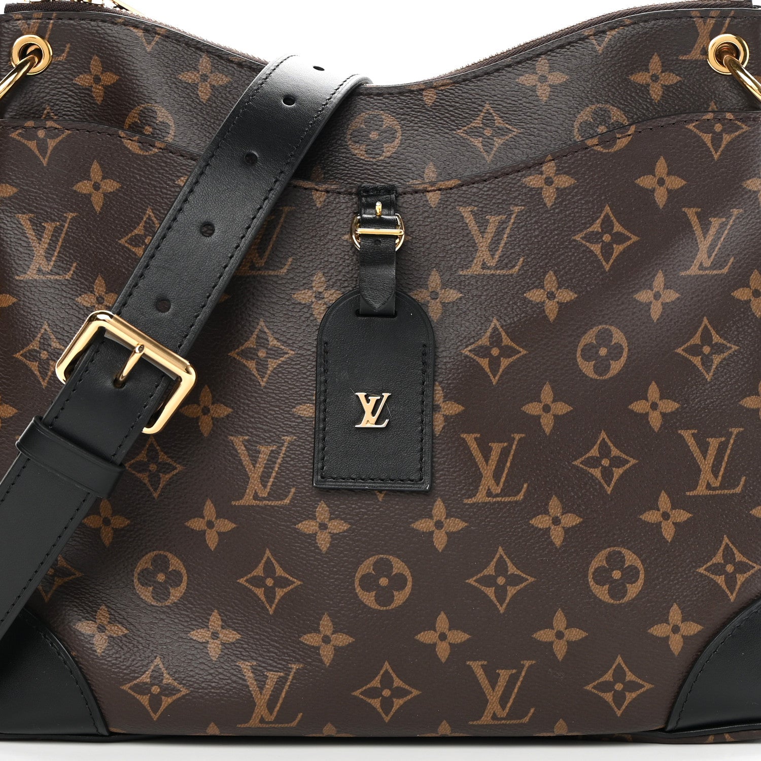 Louis Vuitton Monogram Odeon MM Black 7 of 12