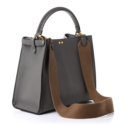 Fendi Cuoio Romano Selleria Bi-Color Medium Peekaboo X-Lite Moon Ghiaia 3 of 9