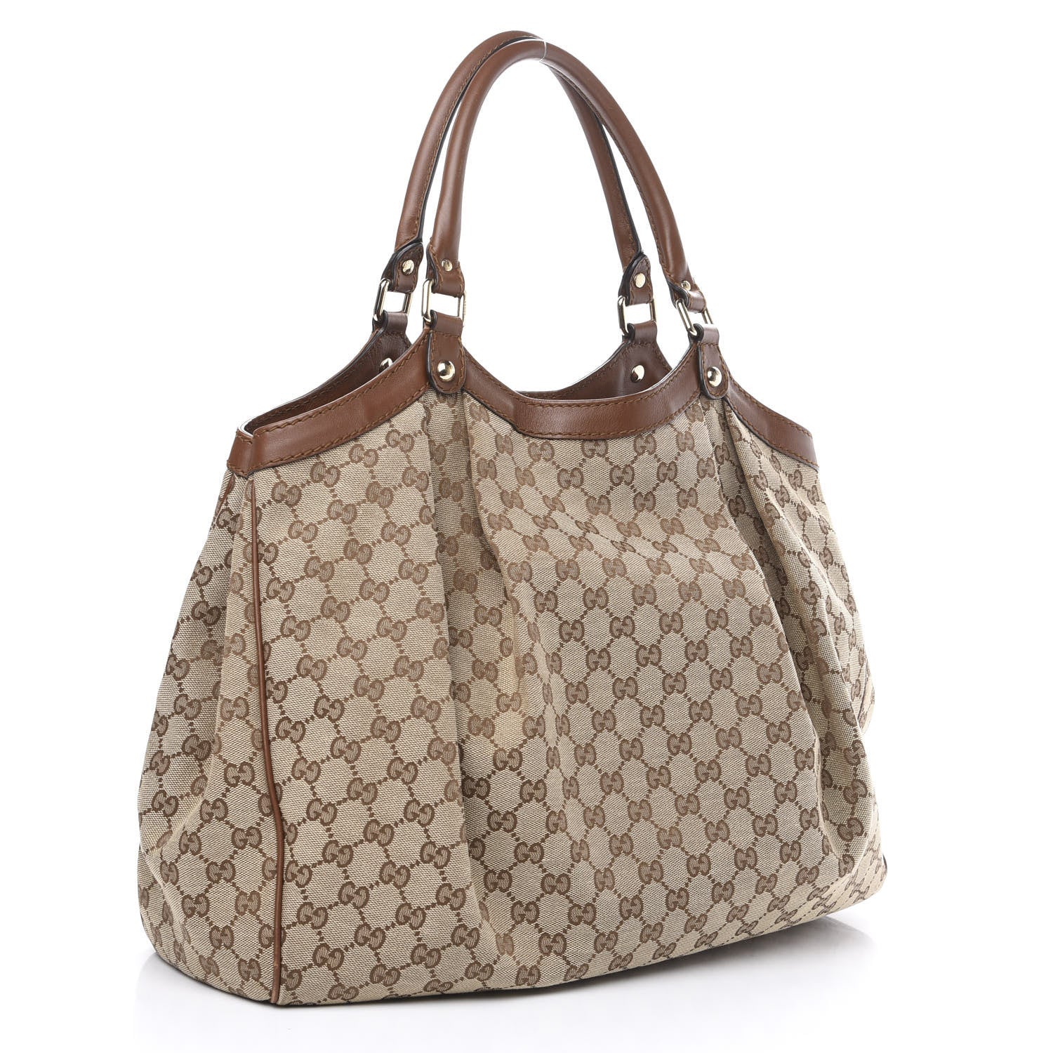 Gucci Monogram Large Sukey Tote Dark Brown 2 of 9