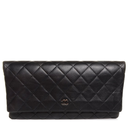 Chanel Lambskin Quilted Beauty Clutch Bag Black 1 of 8