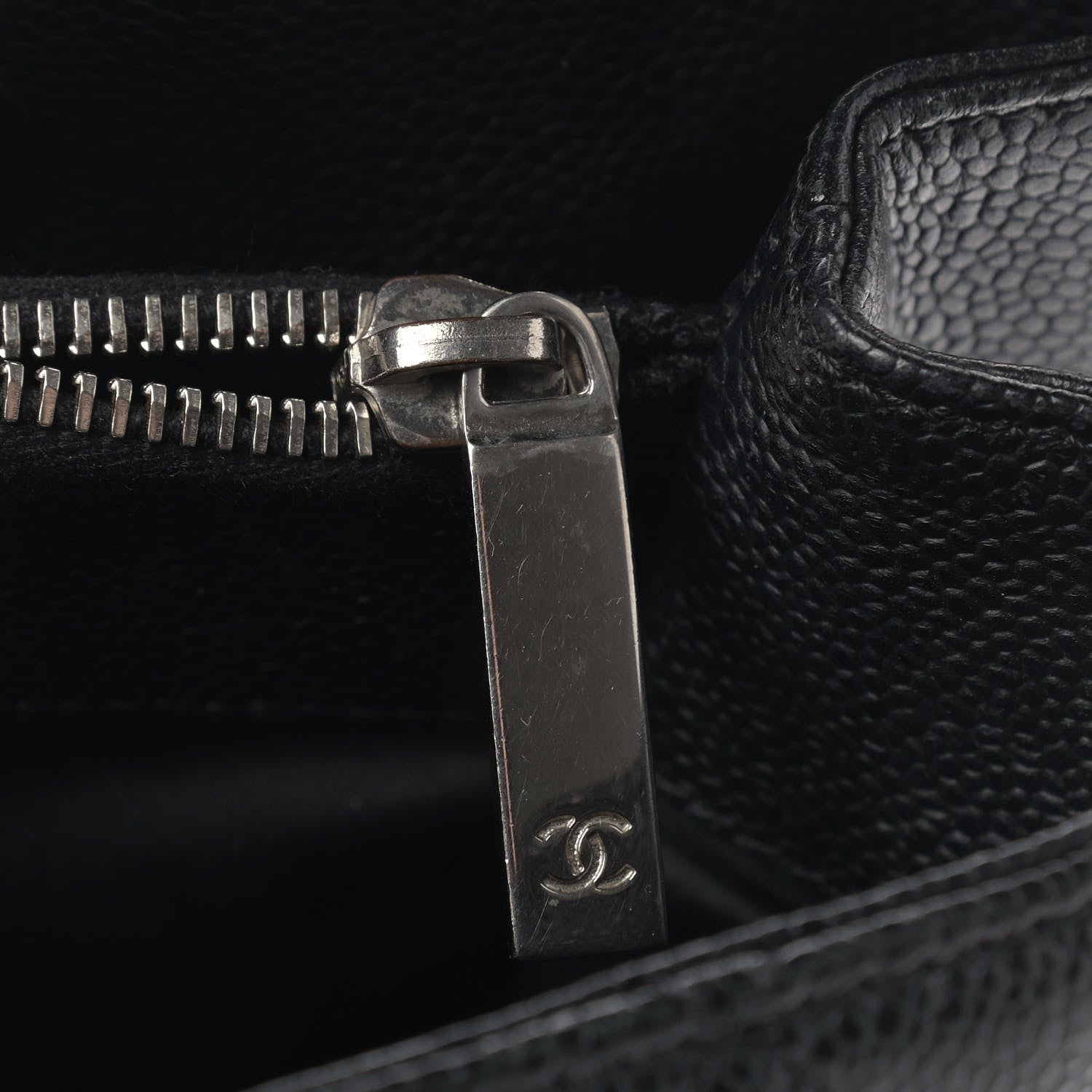 Chanel Caviar Quilted Grand Shopping Tote GST Black 10 of 11