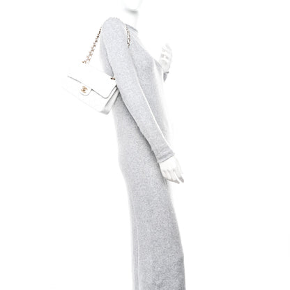 Chanel Caviar Quilted Small Double Flap White 3 of 10