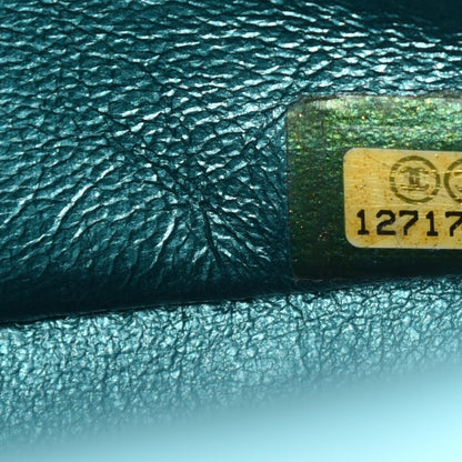 Chanel Metallic Calfskin Quilted 2.55 Reissue 227 Flap Turquoise 12 of 14