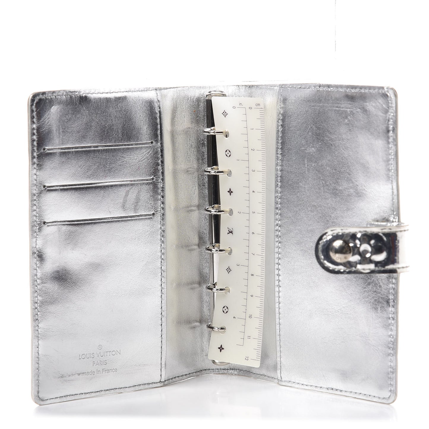 Monogram Miroir Small Ring Agenda Silver