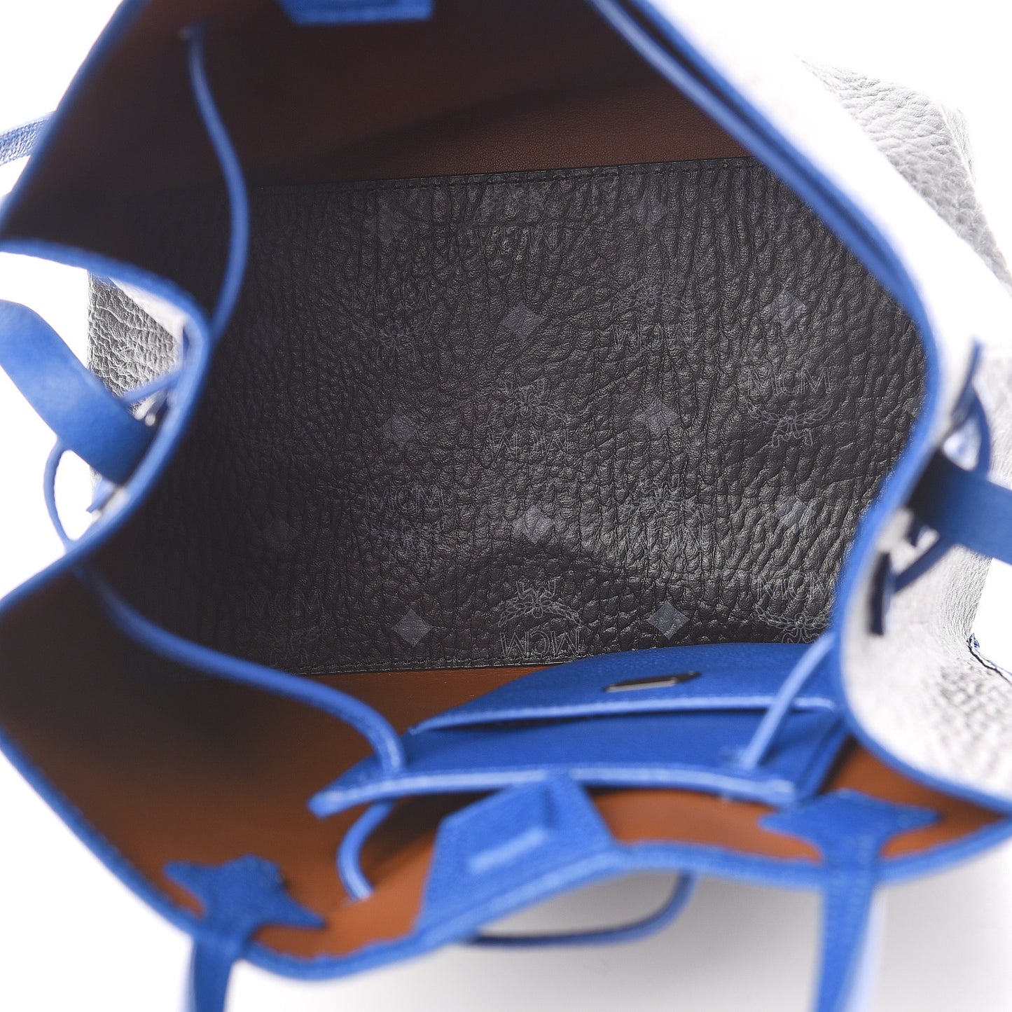 Visetos Kira Drawstring Bag Black Blue