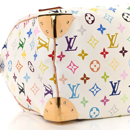 Louis Vuitton Monogram Multicolor Speedy 30 White 8 of 14