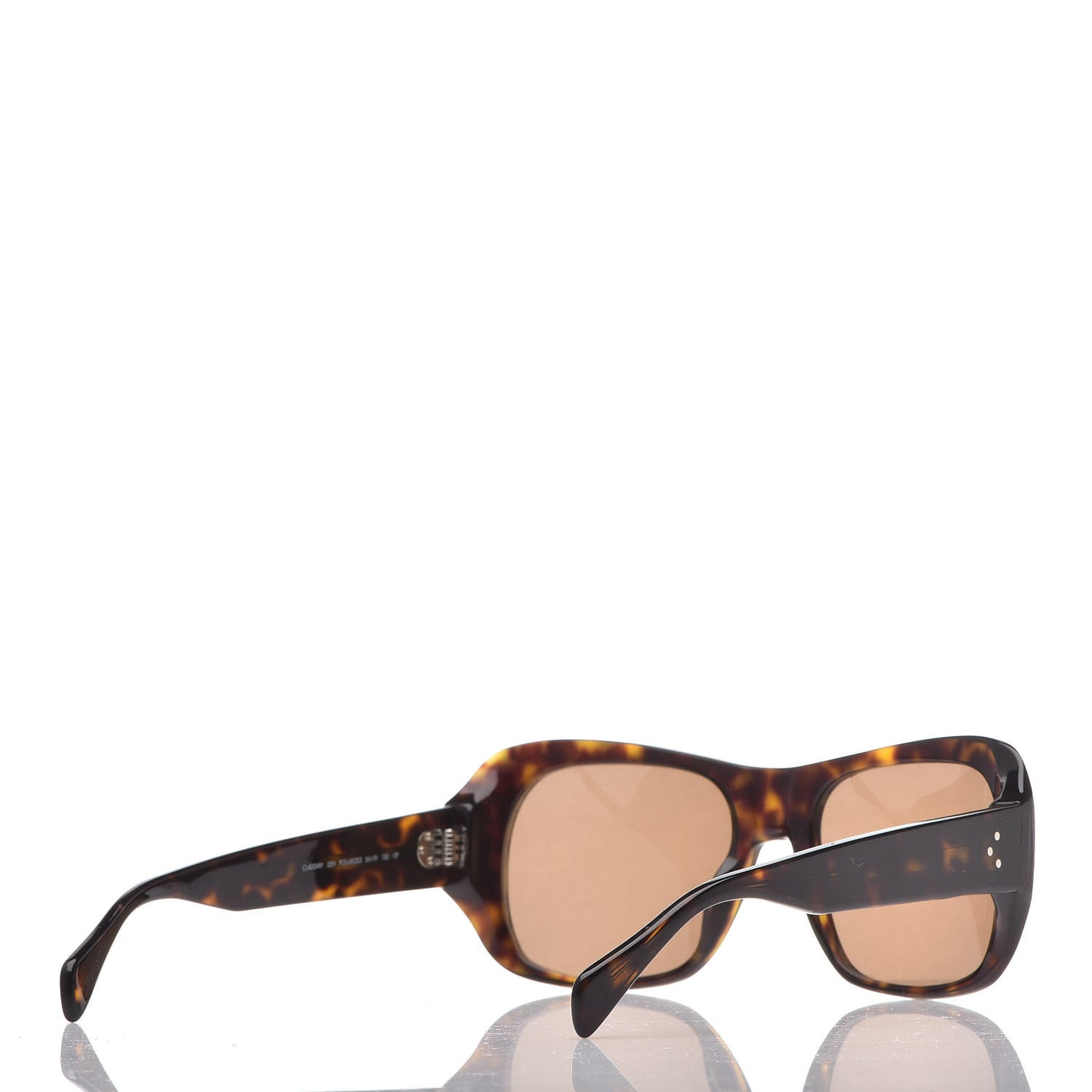 Square Polarized Sunglasses CL40049I Dark Havana
