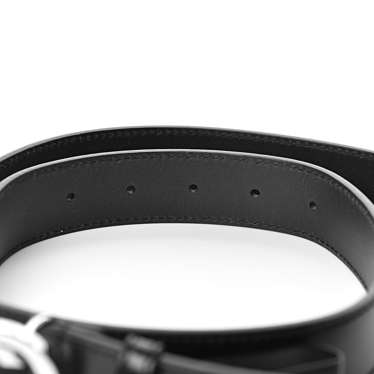 Calfskin Interlocking G Belt 95 38 Black