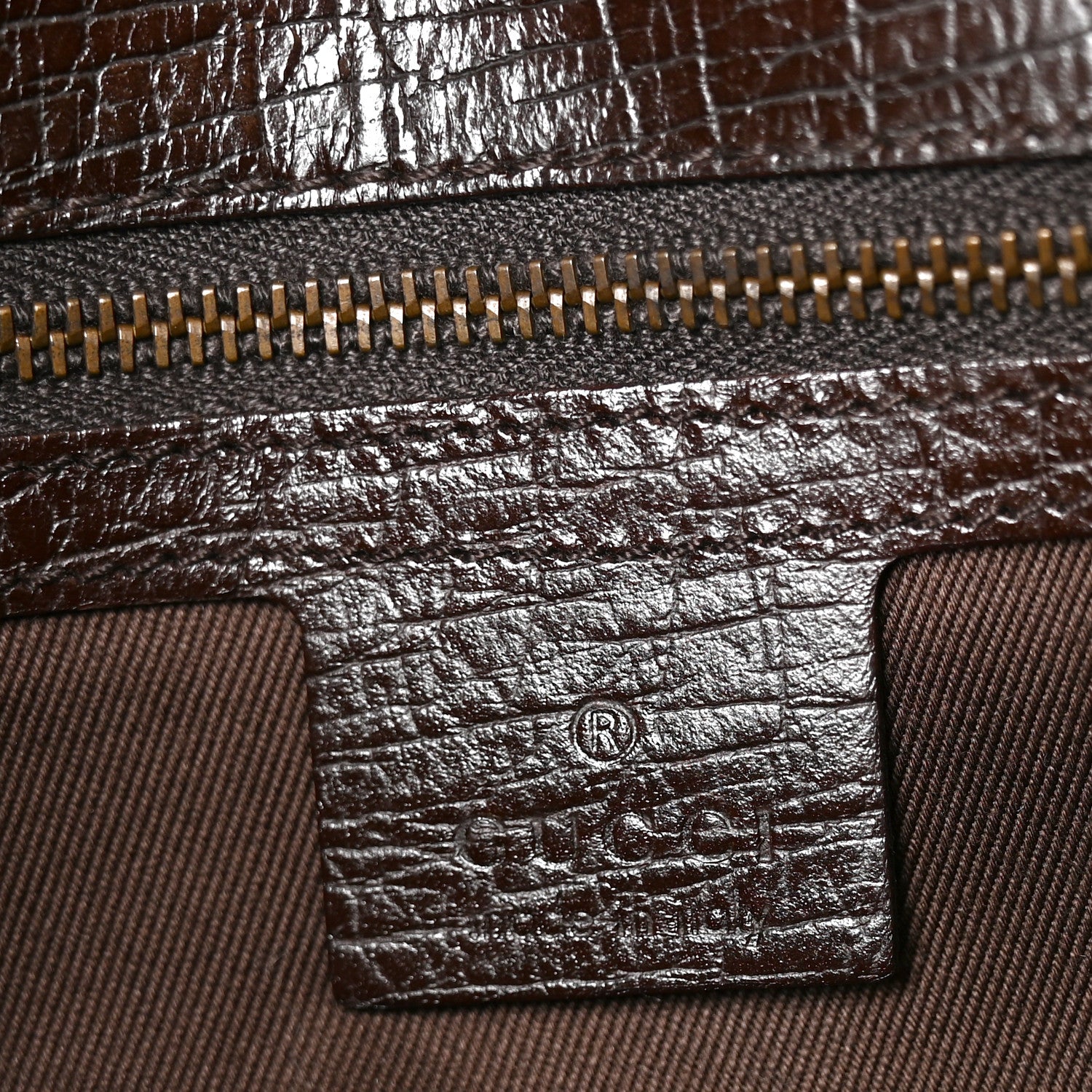 Gucci Monogram Horsebit Chain Flap Shoulder Bag Brown 5 of 9