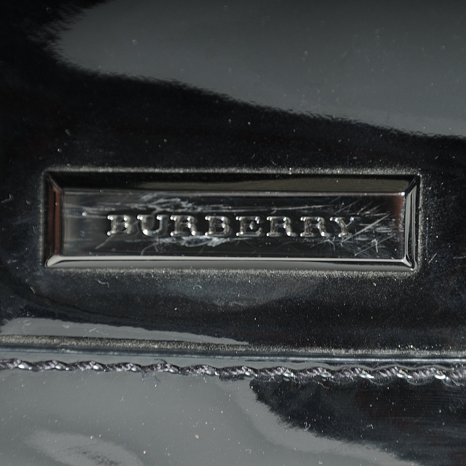 Burberry Patent Leather Tote Black 9 of 9