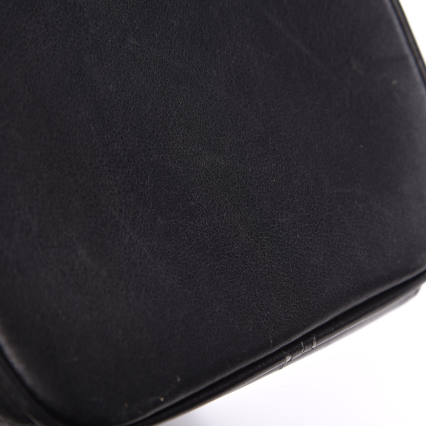 Lambskin Vanity Cosmetic Case Black