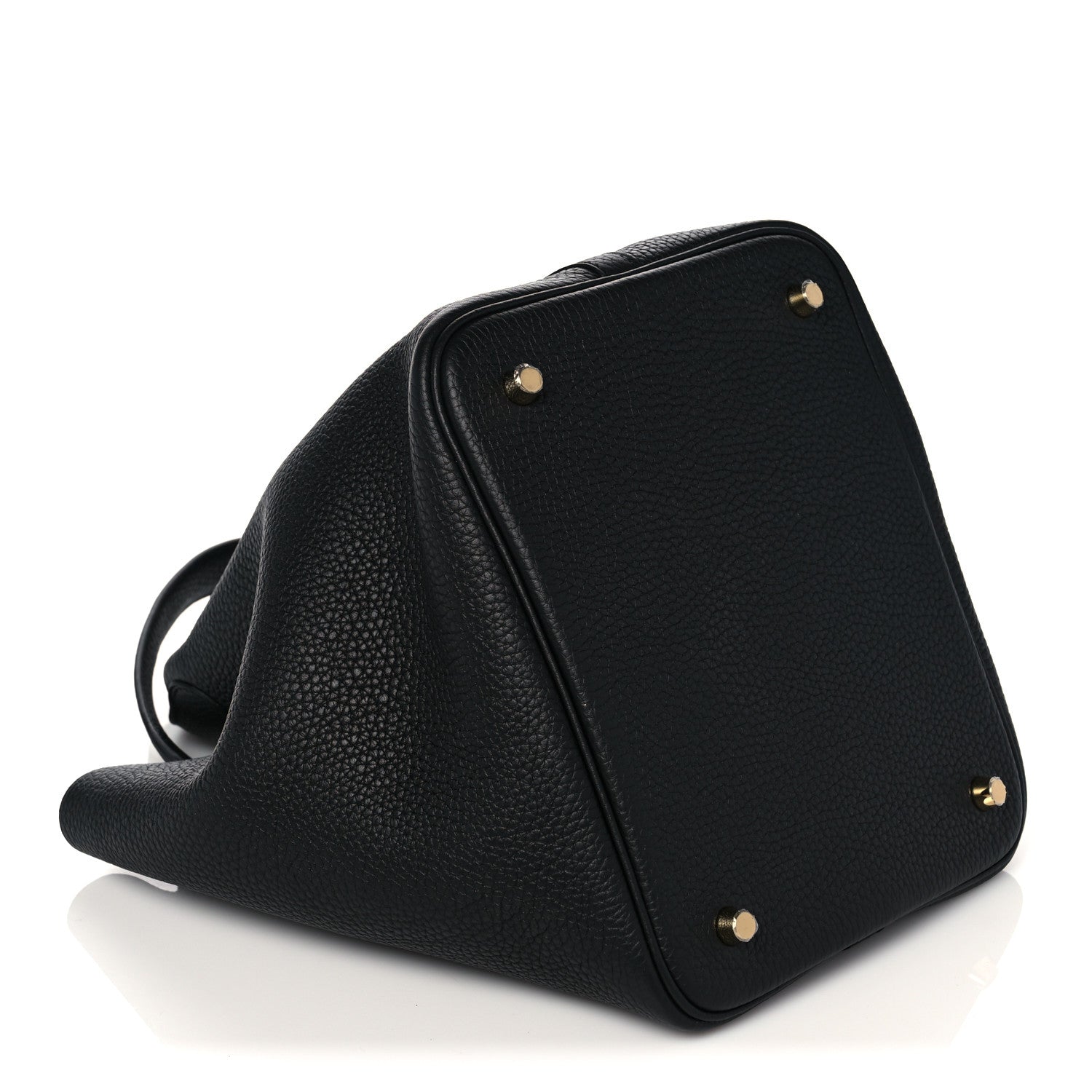 Hermes Taurillon Clemence Picotin Lock 22 MM Black 3 of 9