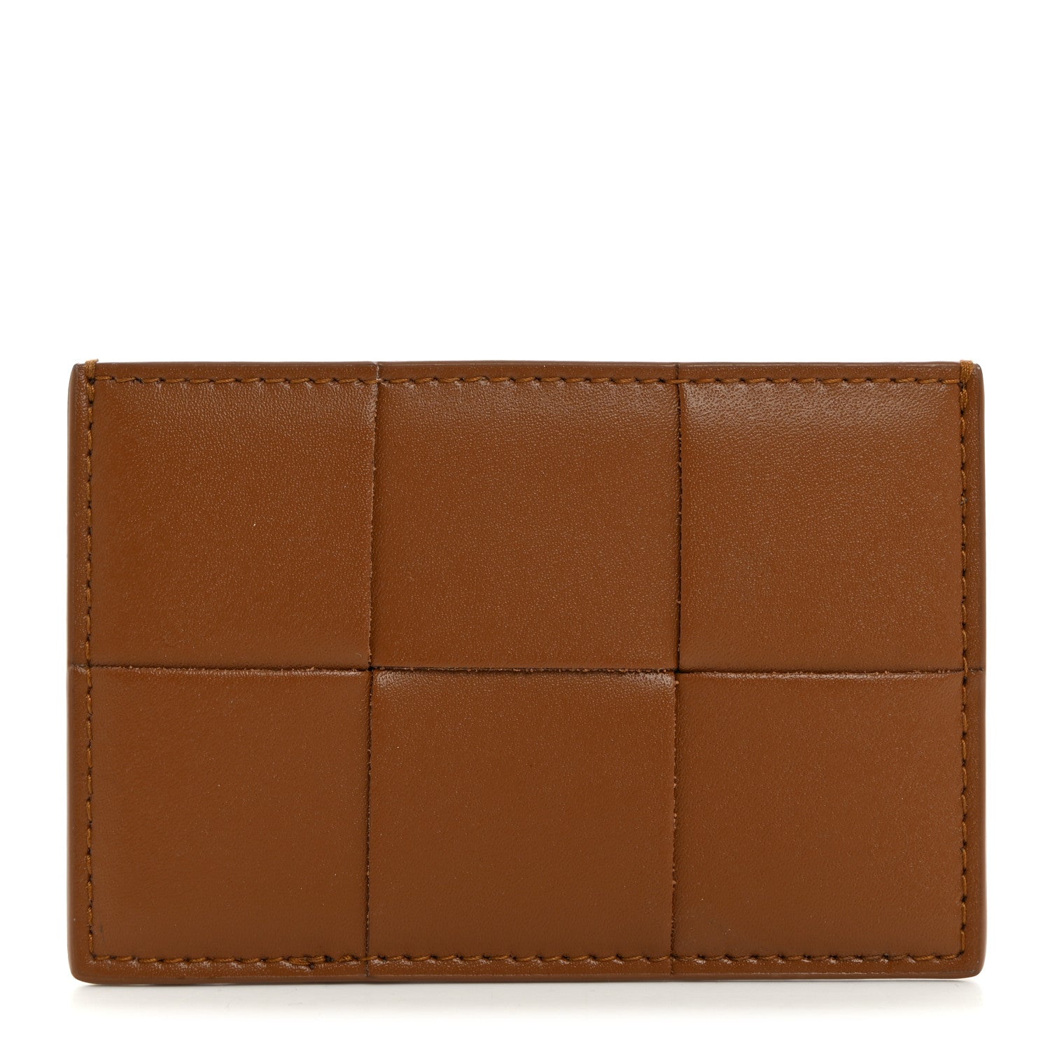 Bottega Veneta Nappa Intreccio Cassette Credit Card Holder Mud 1 of 7