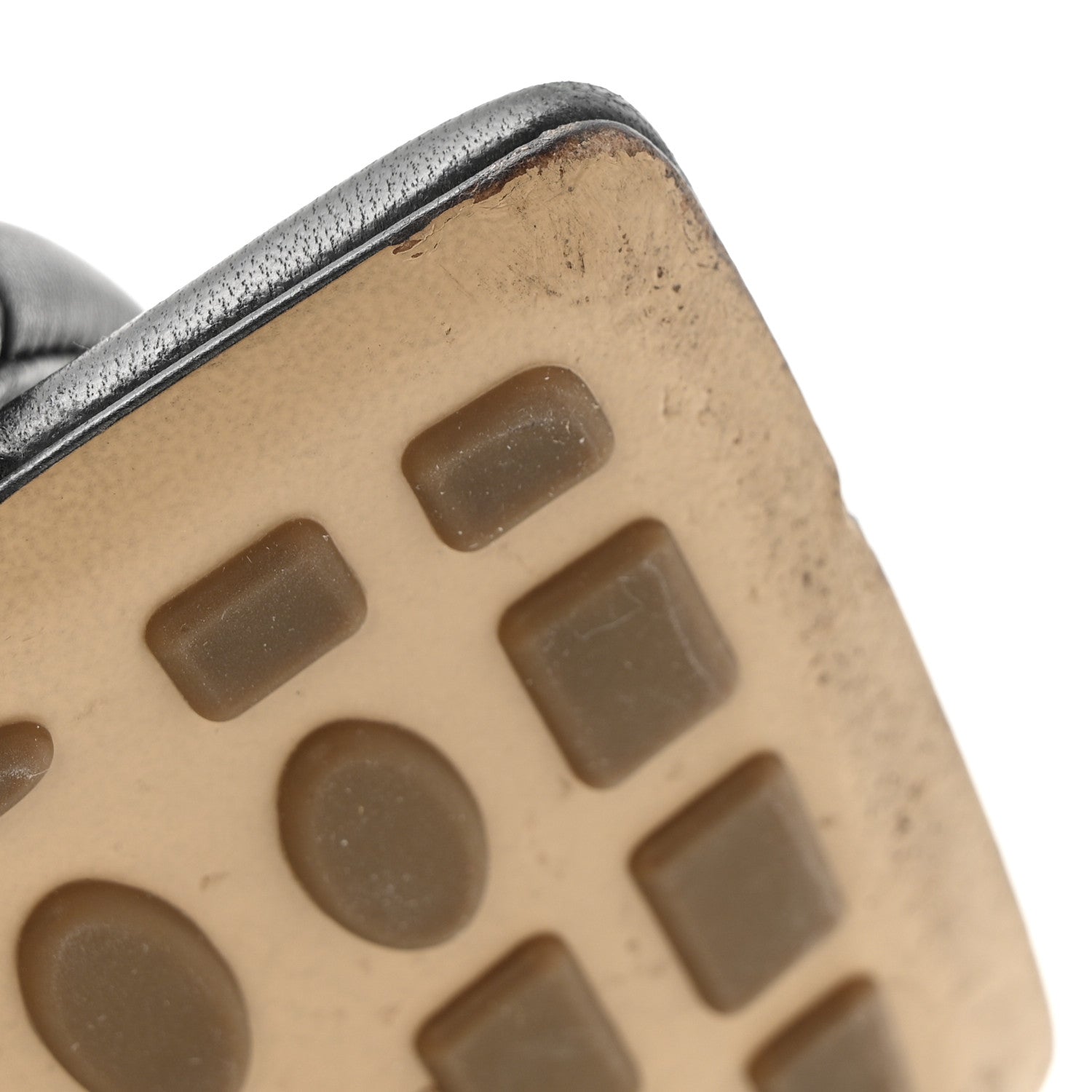 Bottega Veneta Nappa Quilted Rubber Lido Mule Sandals 40 Black 9 of 12